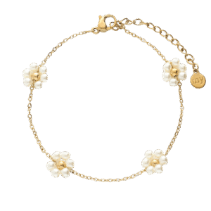 Armband met madeliefjes