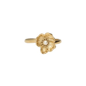 Ring met bloem