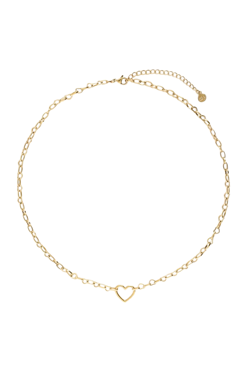 Ketting met open hartje